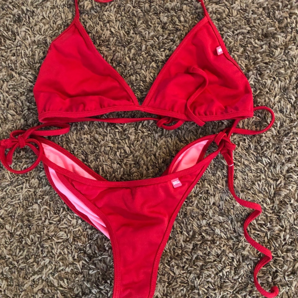 Red bikini